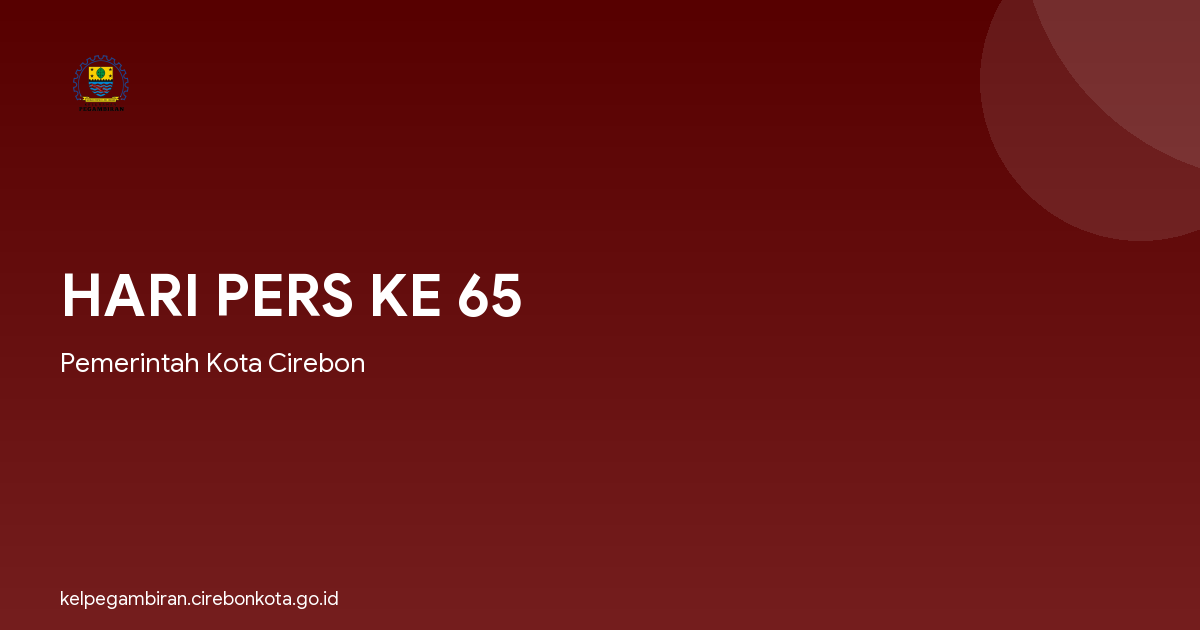 HARI PERS KE 65