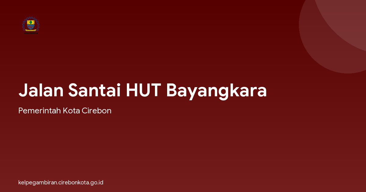 Jalan Santai HUT Bayangkara