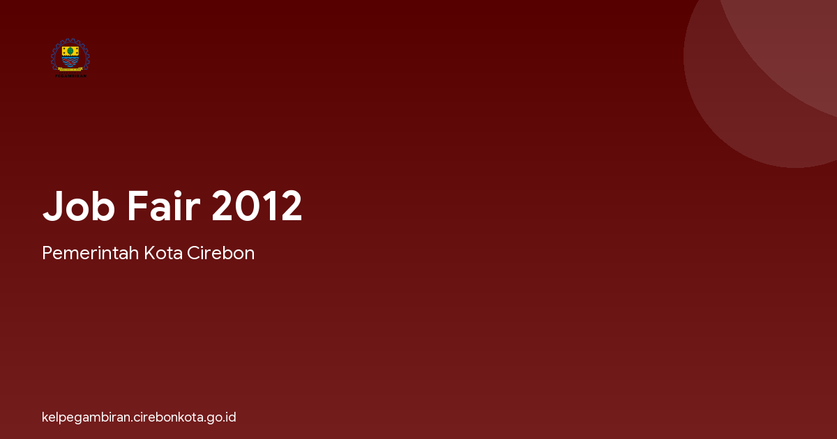 Job Fair 2012