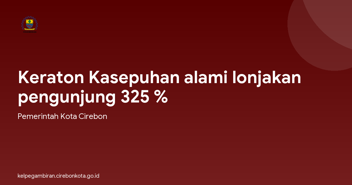 Keraton Kasepuhan alami lonjakan pengunjung 325 %