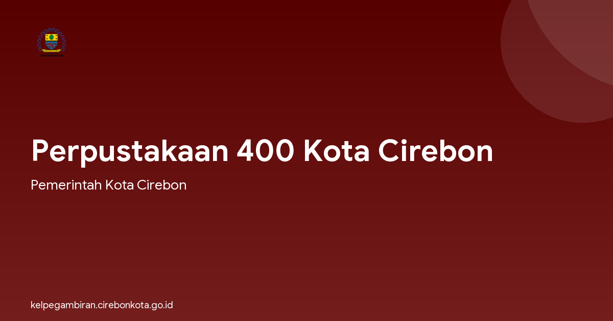 Perpustakaan 400 Kota Cirebon