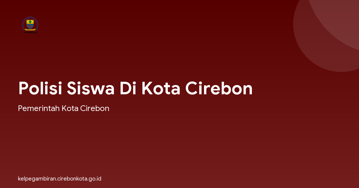 Polisi Siswa Di Kota Cirebon