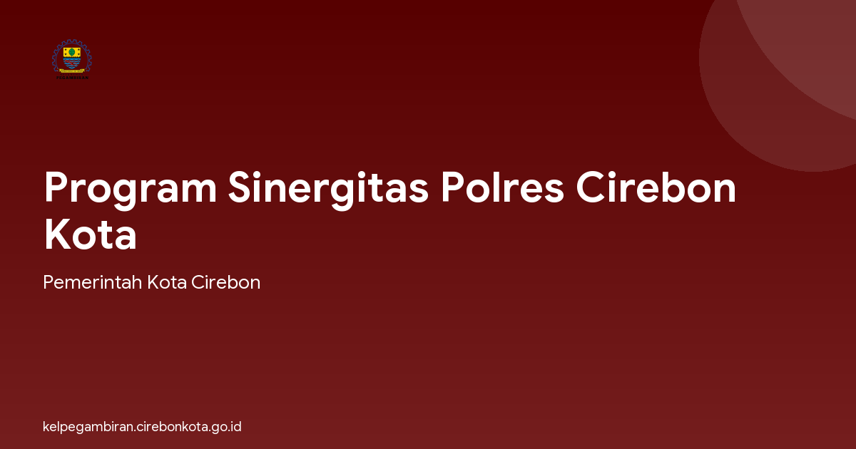 Program Sinergitas Polres Cirebon Kota